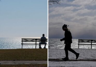 Wisconsin goes from summer to winter in just one day as temperatures swing by more than 30C