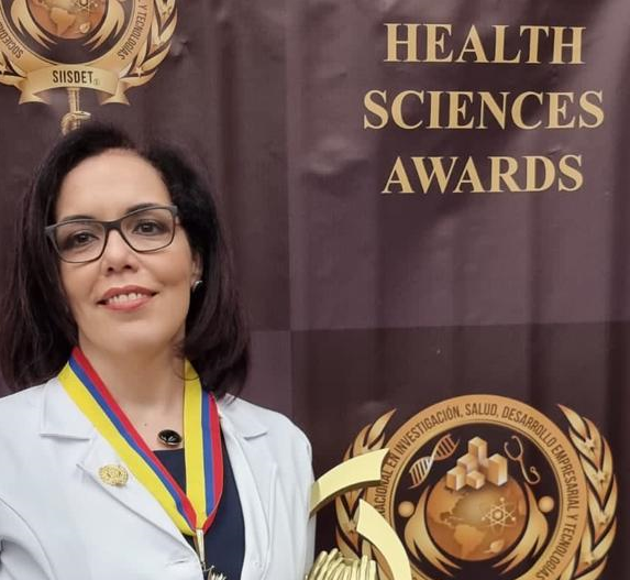 Venezuelan doctor received an award from the International Society for Research, Health, Business Development and Technologies