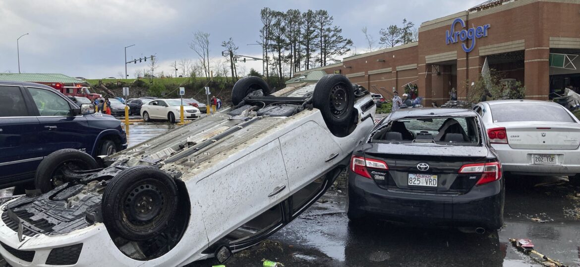 Violent tornadoes leave several dead and dozens injured in the central United States