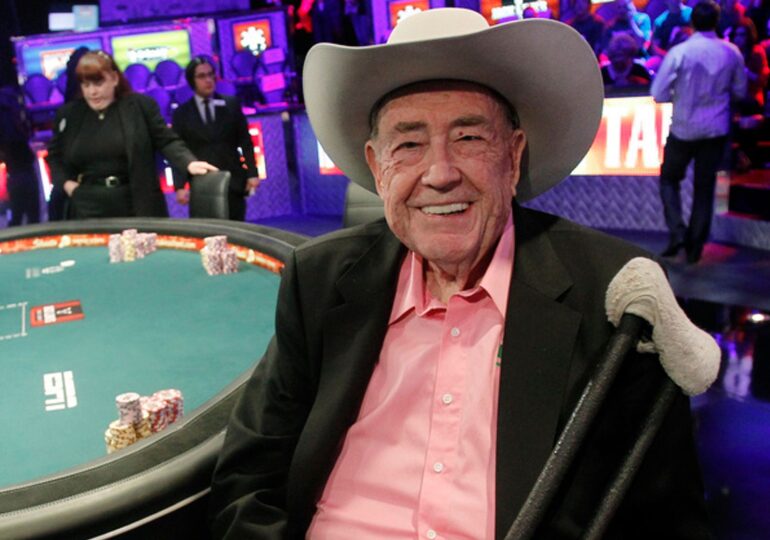 'Godfather of poker' Doyle Brunson dies aged 89 with tributes paid by other stars of card game