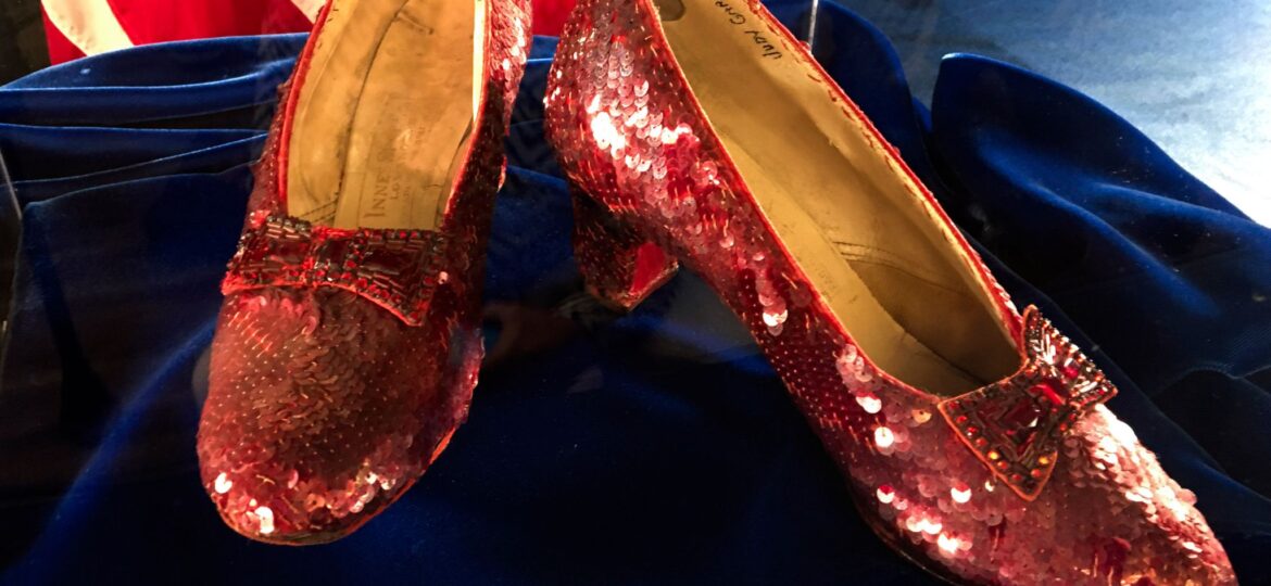Man charged with stealing The Wizard of Oz ruby slippers worn by Judy Garland
